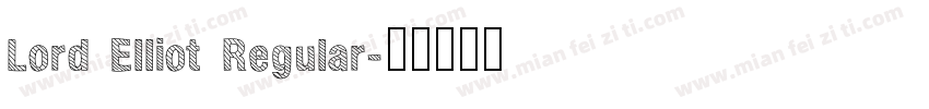 Lord Elliot Regular字体转换